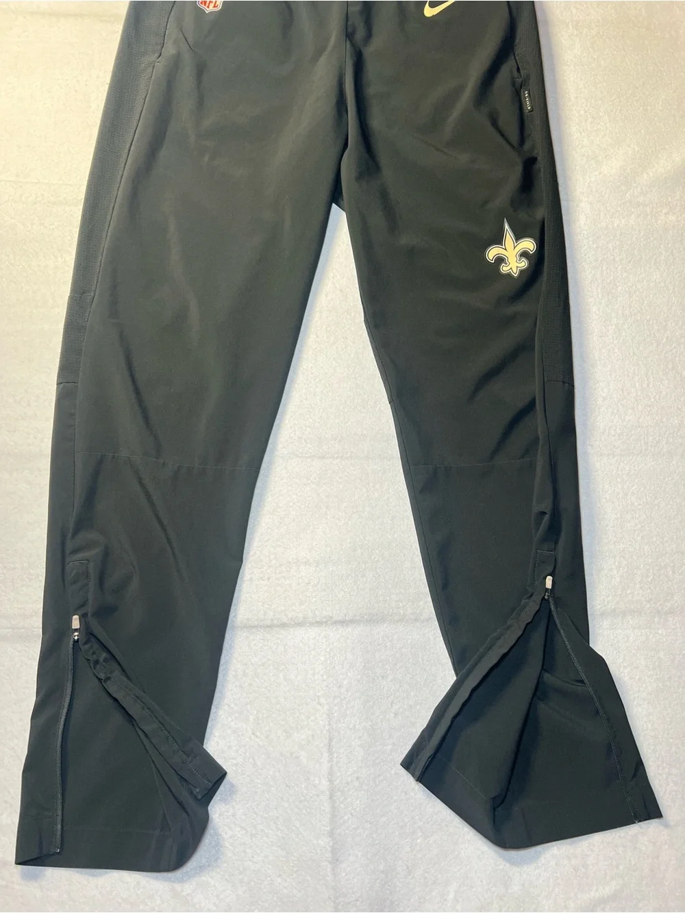 Nike New Orleans Saints NFL Men's Sideline Dri-FIT Training Pants, Black, Medium